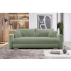 SCHLAFSOFA Cord Grün  - Silberfarben/Grün, Design, Kunststoff/Textil (232/88/105cm) - MID.YOU