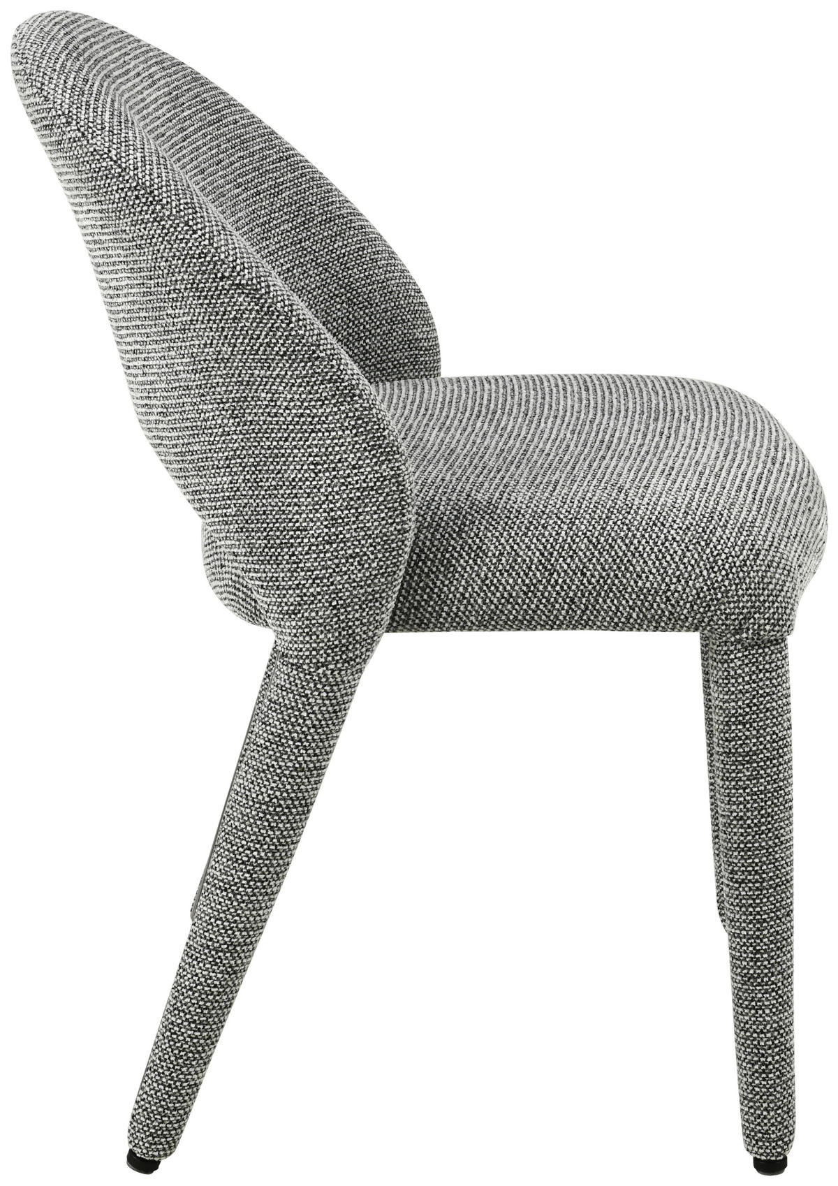 STUHL  Stoffauswahl Leinenoptik  - Beige/Grau, Design, Textil (54/81/59cm) - Ambia Home
