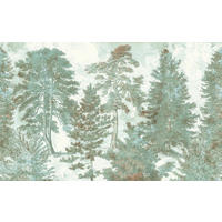 VLIESTAPETE 2,5 m  - Weiß/Grün, Basics (400/250cm) - Xora