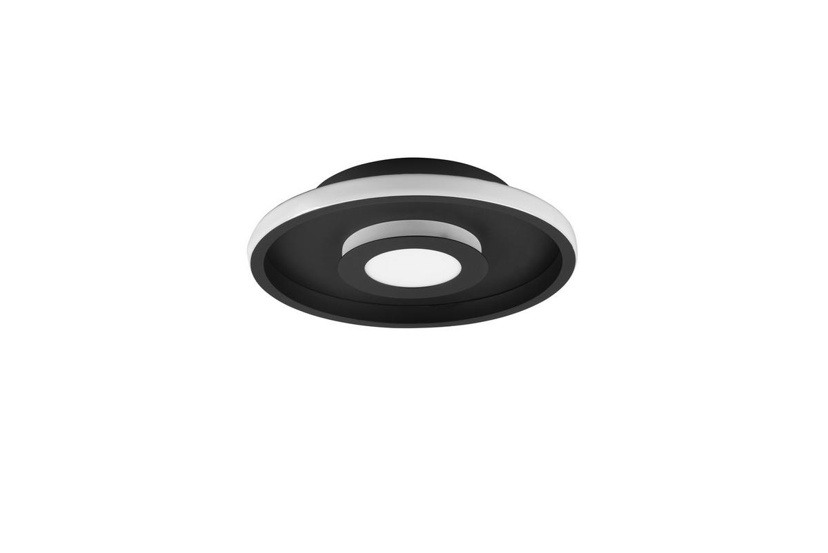 BADEZIMMER-DECKENLEUCHTE  30/6,8 cm    - Schwarz, Trend, Metall (30/6,8cm)