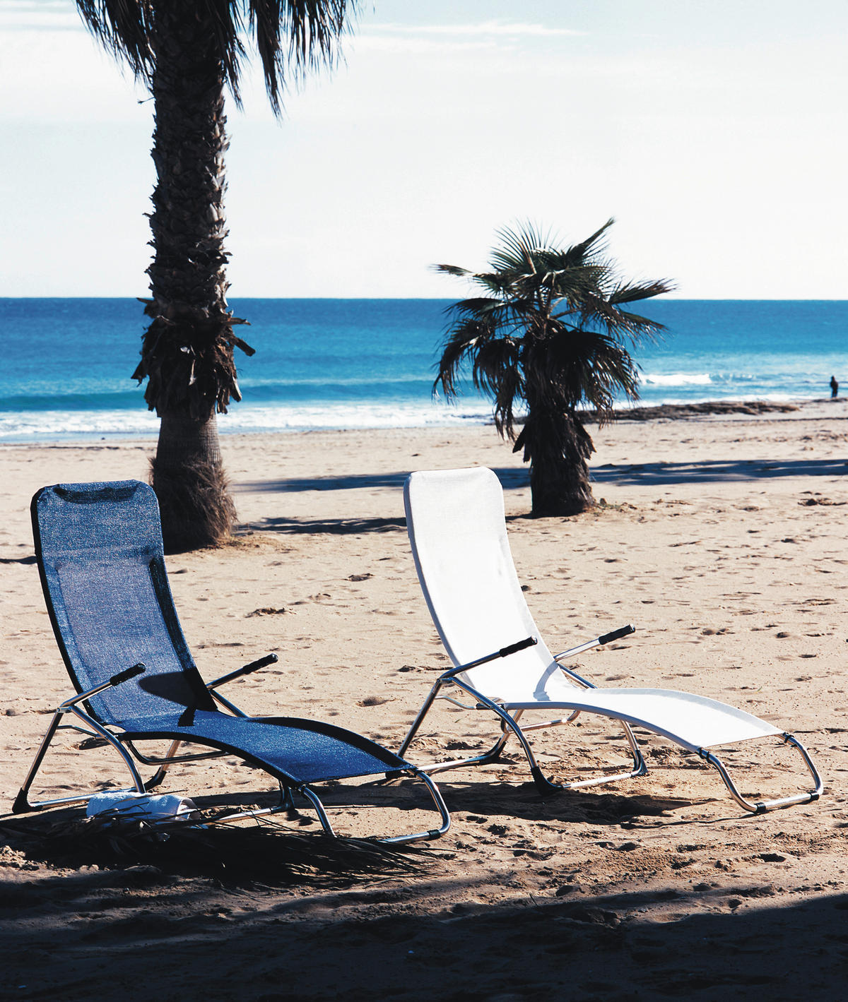 BÄDERLIEGE 63/107/142 cm  - Grau, Design, Textil/Metall (63/107/142cm) - FIAM