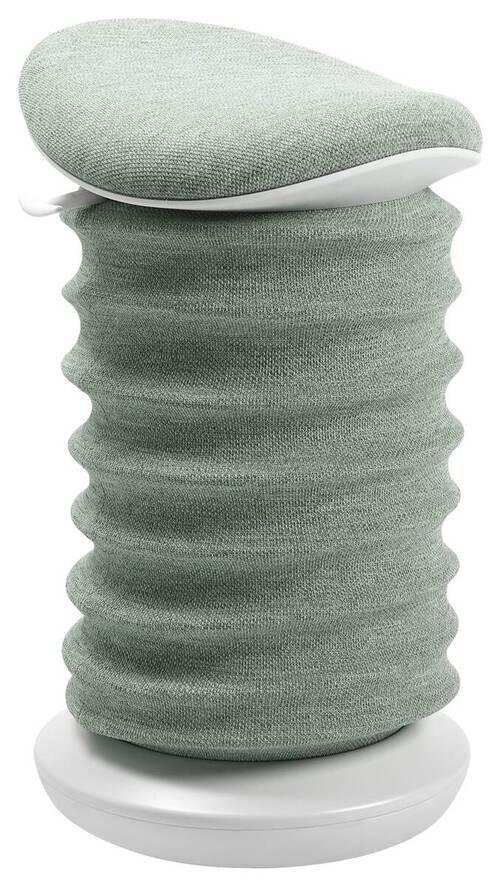 BÜROHOCKER 37,5/53-64/36 cm  - Weiß/Grün, Design, Kunststoff/Textil (37,5/53-64/36cm) - Topstar