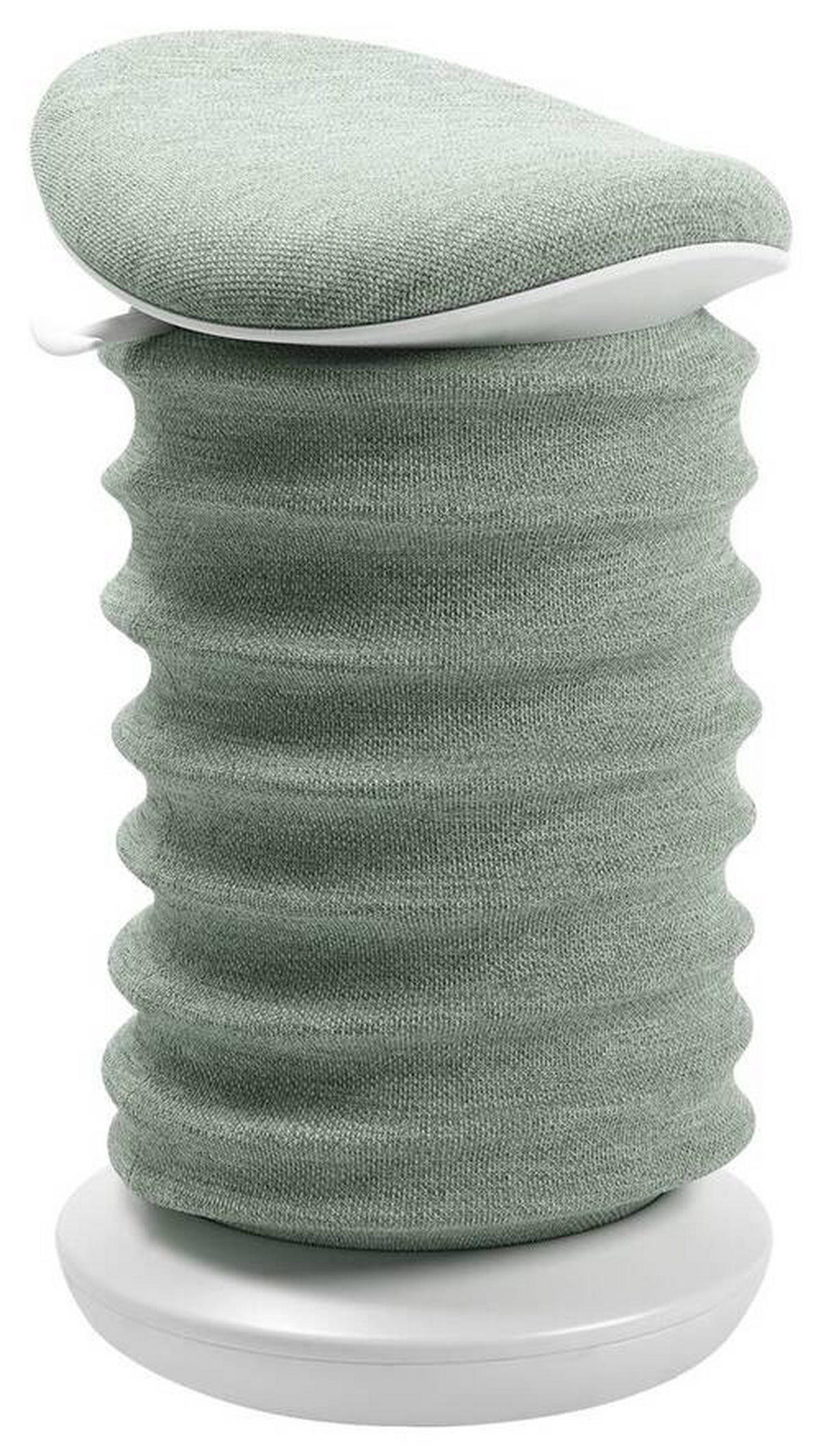 BÜROHOCKER 37,5/53-64/36 cm  - Weiß/Grün, Design, Kunststoff/Textil (37,5/53-64/36cm) - Topstar