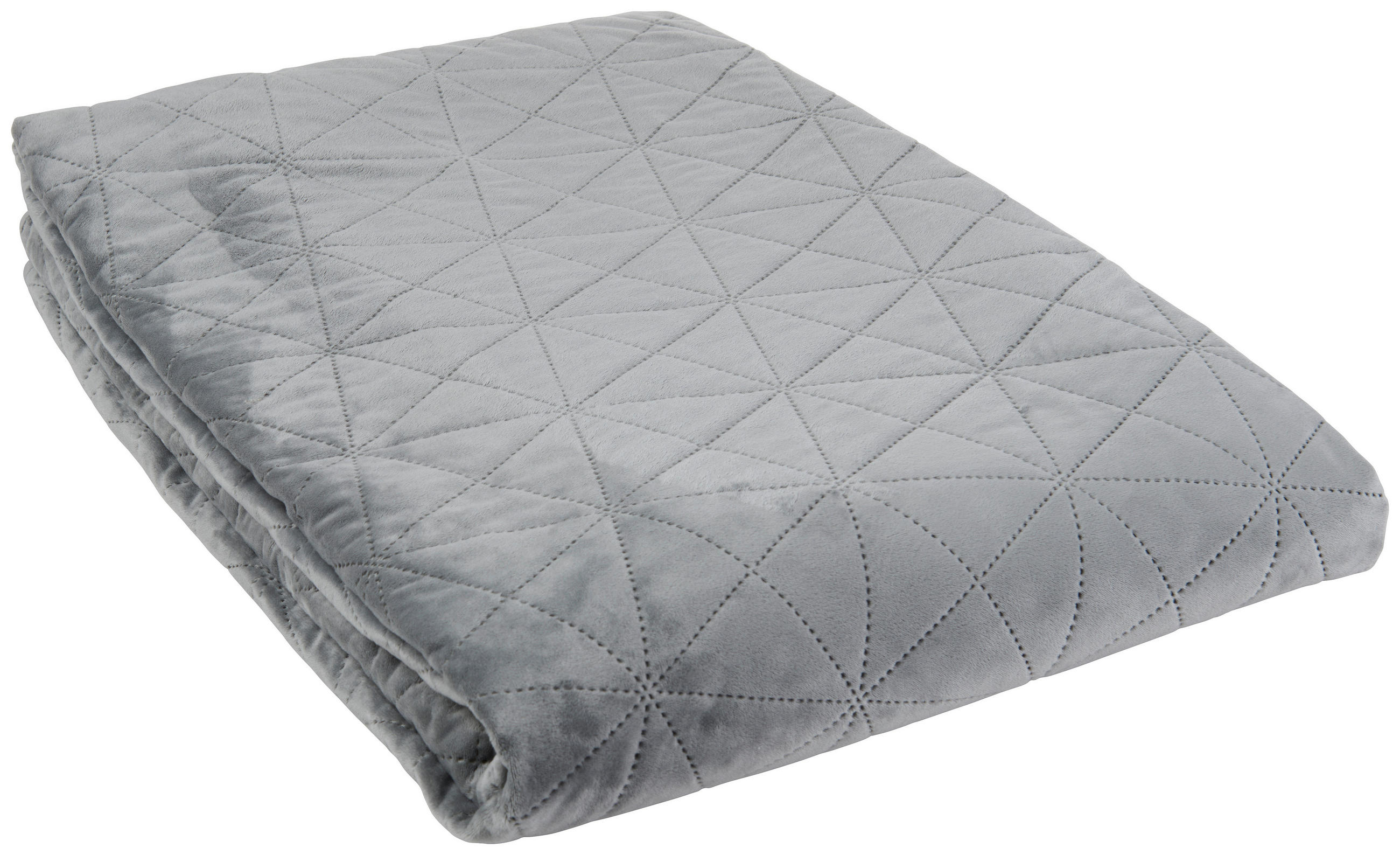 DENNÁ PRIKRÝVKA, polyester, 220/240 cm - sivá, Basics, textil (220/240cm) - Novel