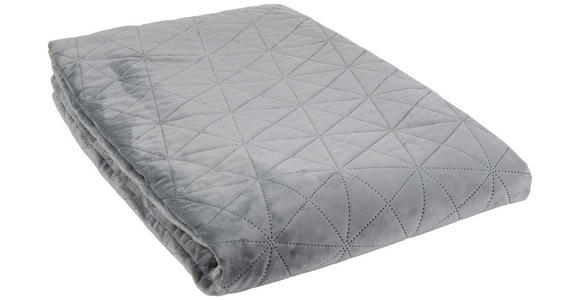 TAGESDECKE 220/240 cm  - Grau, Basics, Textil (220/240cm) - Novel