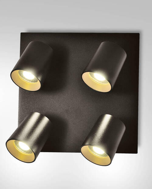 STRAHLER Modo 24/24/11 cm   - Schwarz, Basics, Metall (24/24/11cm) - Fabas Luce