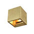 WANDLEUCHTE - Goldfarben, MODERN, Weitere Naturmaterialien (12/12/12cm)