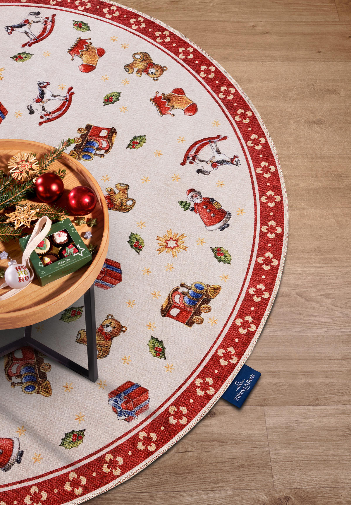 FLACHWEBETEPPICH 150 cm Toy's Delight Multicolor, Rot  - Rot/Multicolor, Design, Kunststoff/Textil (150cm) - Villeroy & Boch