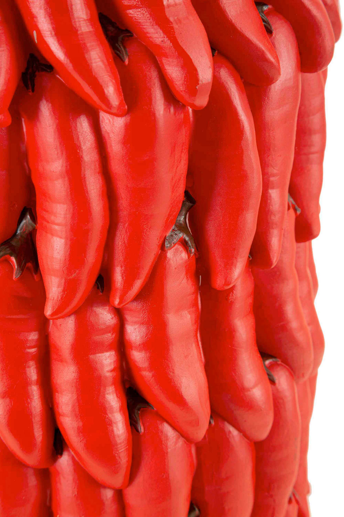 VASE  - Rot, Basics, Kunststoff (20/34/20cm)