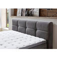 BOXSPRINGBETT 160/200 cm  in Grau  - Schwarz/Grau, KONVENTIONELL, Kunststoff/Textil (160/200cm) - Carryhome