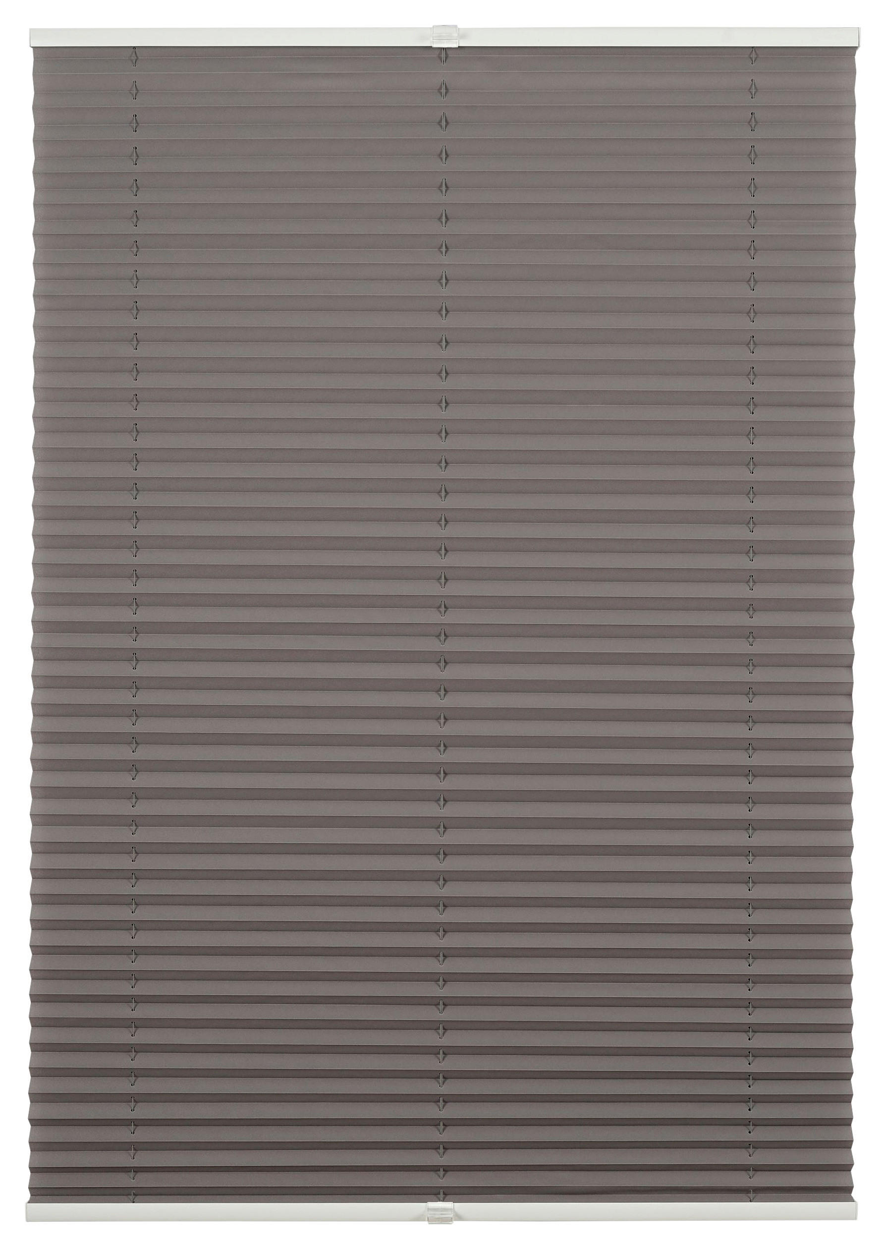 PLISSEE 100/130 cm  - Hellgrau, Basics, Textil (100/130cm) - Homeware