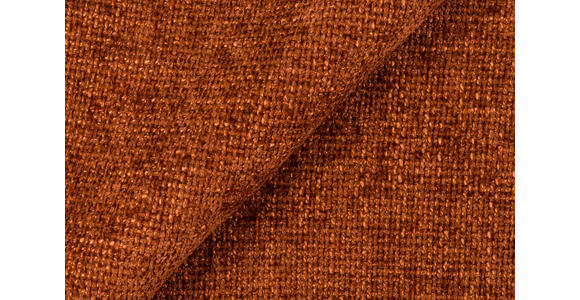 3-SITZER-SOFA Webstoff Orange  - Schwarz/Orange, KONVENTIONELL, Textil/Metall (196/78/90cm) - Hom`in