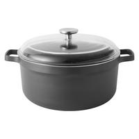 LONEC S KLJUNOM  Gem  7,3 l  kovina   - črna/prozorno, Basics, kovina/steklo (28/28/13cm) - BergHOFF