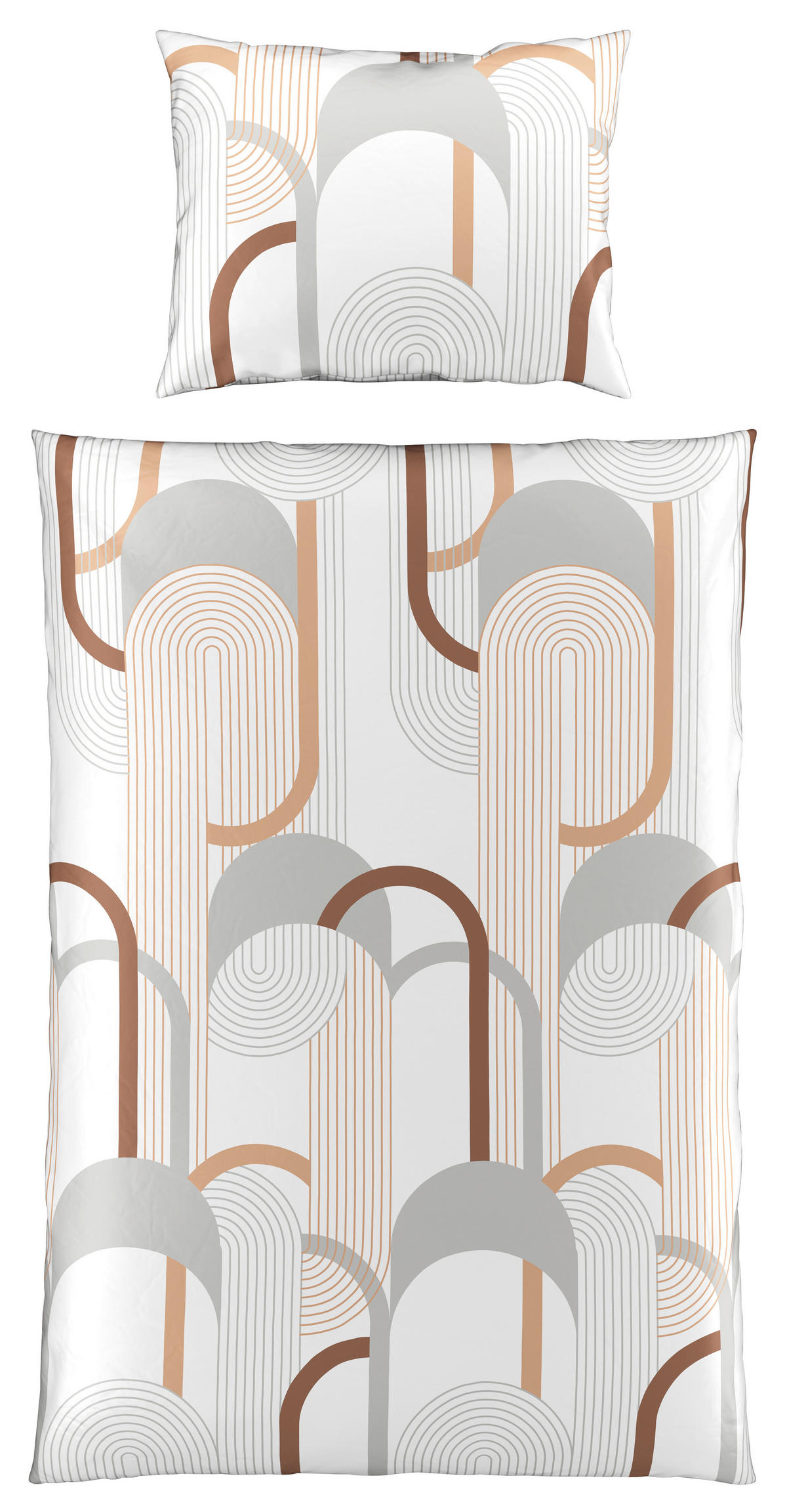 POSTEĽNÁ BIELIZEŇ, satén, biela, 140/200 cm - biela, Trend, textil (140/200cm) - Novel