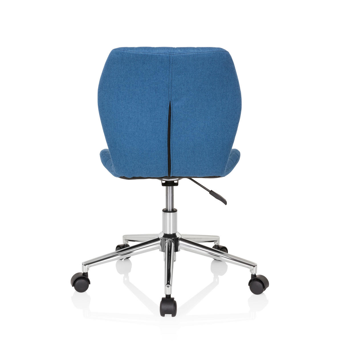 OTOČNÁ ŽIDLE PRO MLÁDEŽ, modrá - modrá, Basics, textil/plast (47/73-83/43cm) - MID.YOU