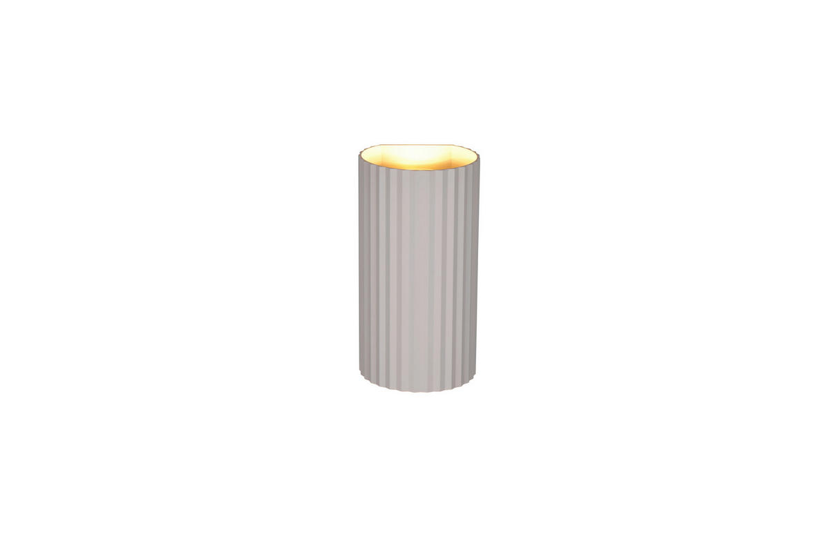 VÄGGLAMPA SOKA   - greige, Basics, metall (9,5/18/8,5cm)