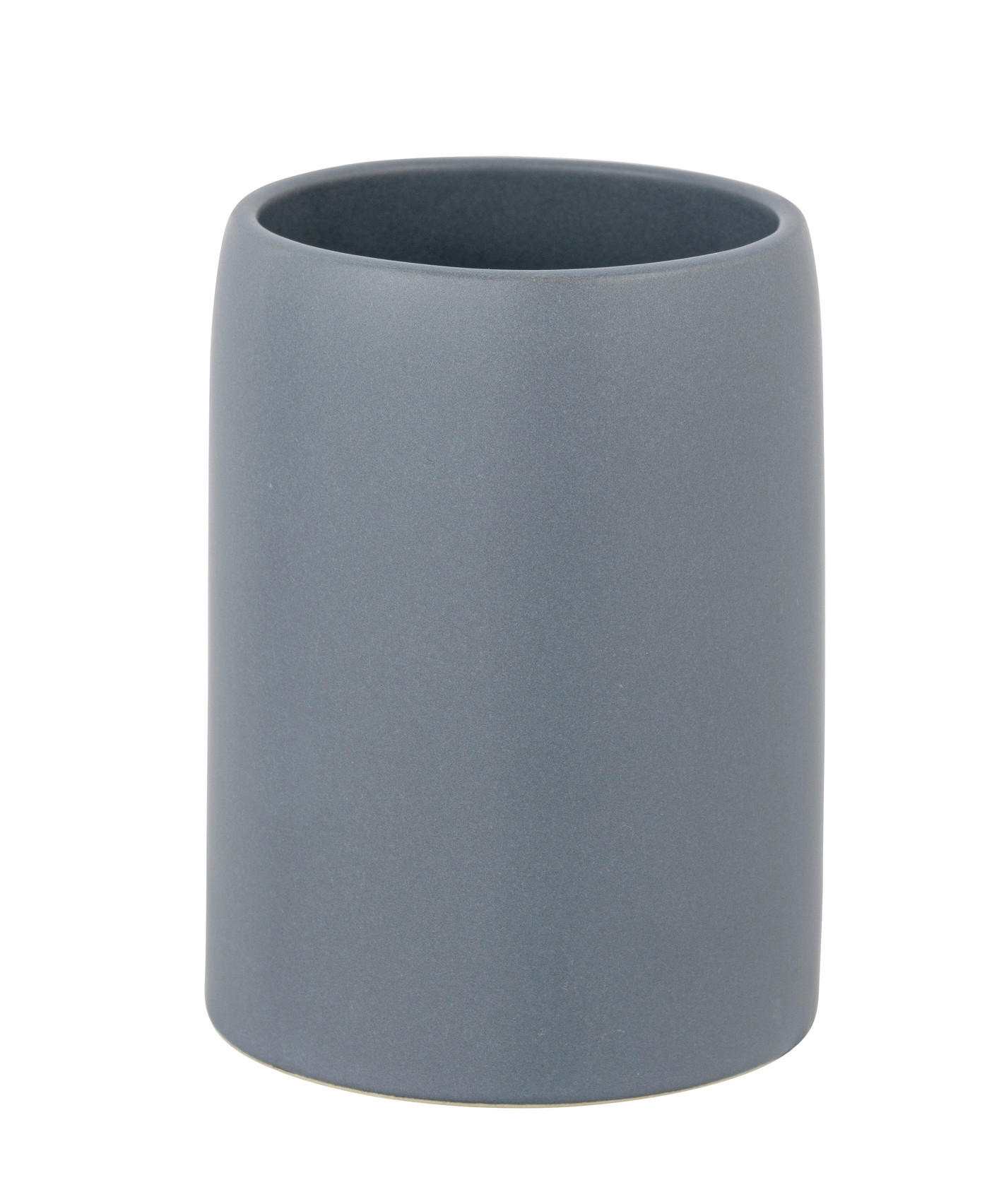 ZAHNPUTZBECHER FUNO  - Blau, KONVENTIONELL, Keramik (7,5/10,5/7,5cm) - Schöner Wohnen