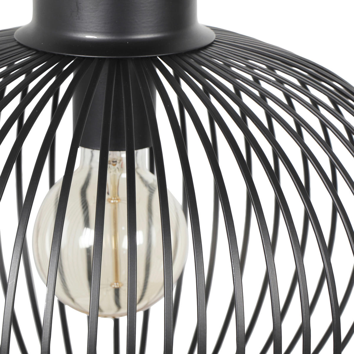 PENDELLEUCHTE 33/150 cm    - Schwarz, Design, Metall (33/150cm) - Trio Leuchten
