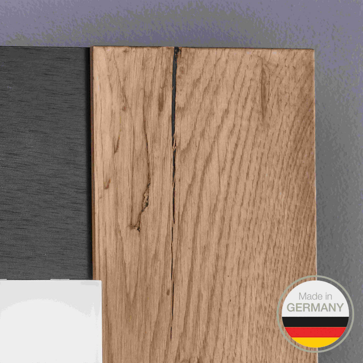 LED-WANDLEUCHTE 662 26/26/5 cm   - Wildeiche, Natur, Metall (26/26/5cm) - Ambiente