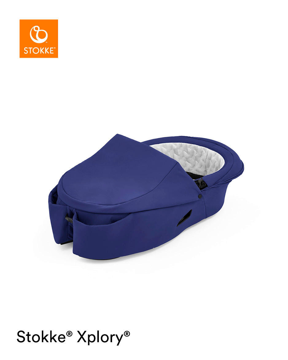 LIEGEWANNE Xplory X  - Blau, Basics, Kunststoff/Textil (48/87cm) - Stokke