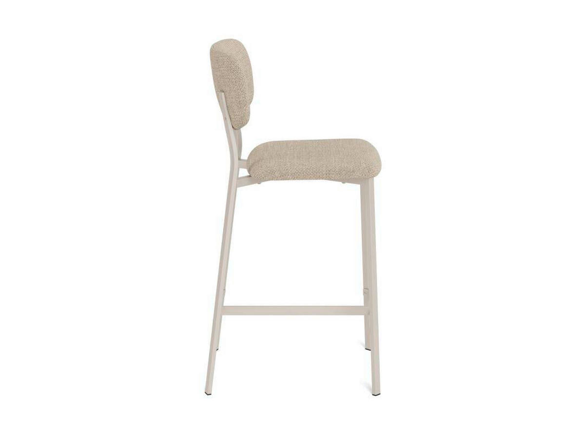 BARHOCKER in Beige  - Beige, KONVENTIONELL, Textil/Metall (40/98/48cm) - MID.YOU