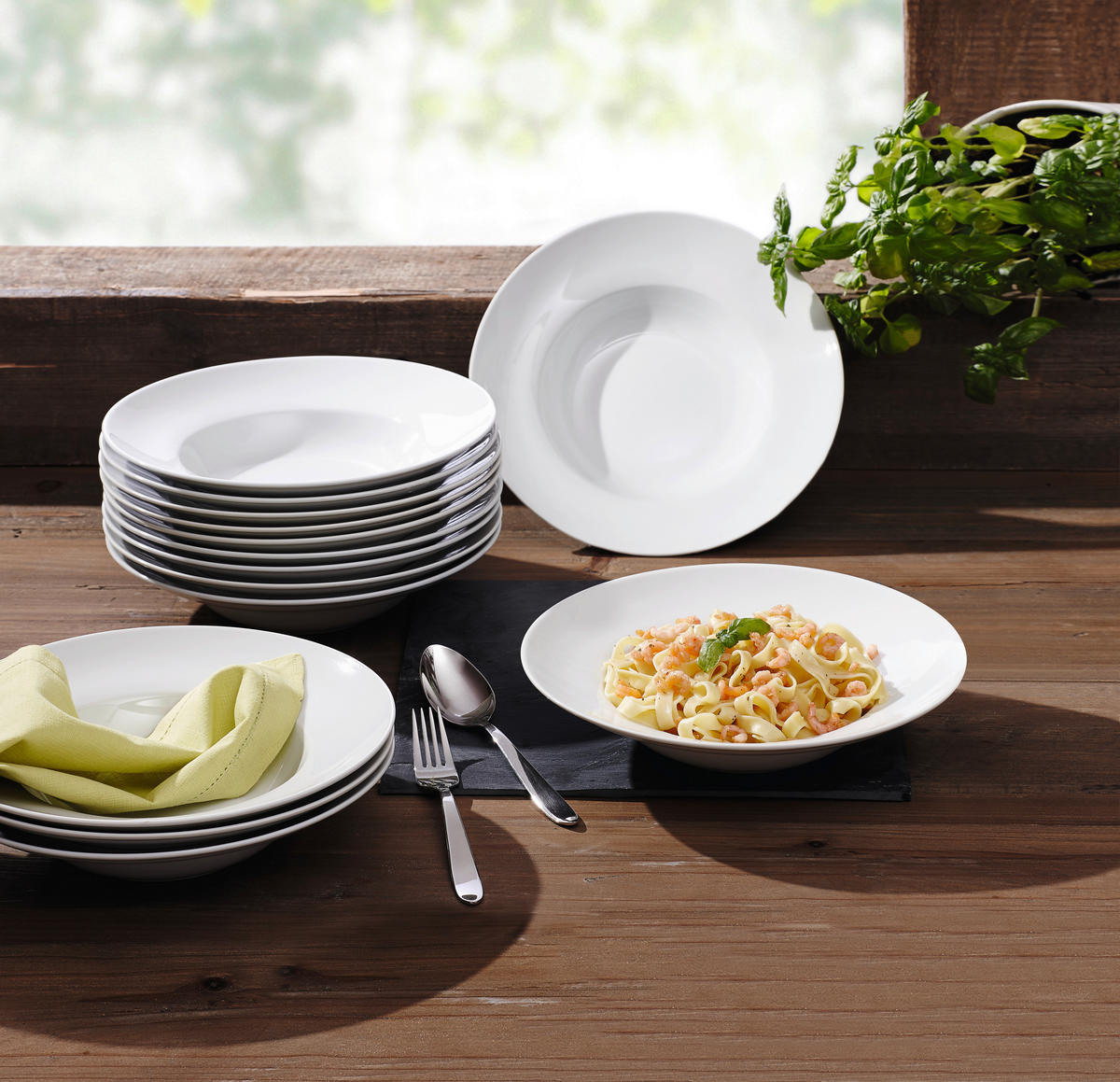 TANJUR ZA TJESTENINU  27 cm           MIA CUCINA   - bijela, Basics, keramika (27cm) - Boxxx