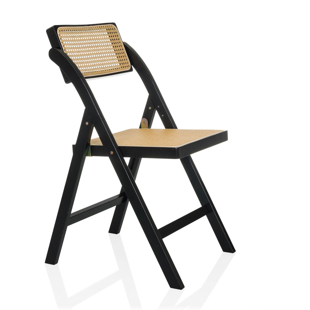 FÄLLSTOL i trä brun, svart  - brun/svart, Modern, trä (45,5/83,5/45cm) - MID.YOU