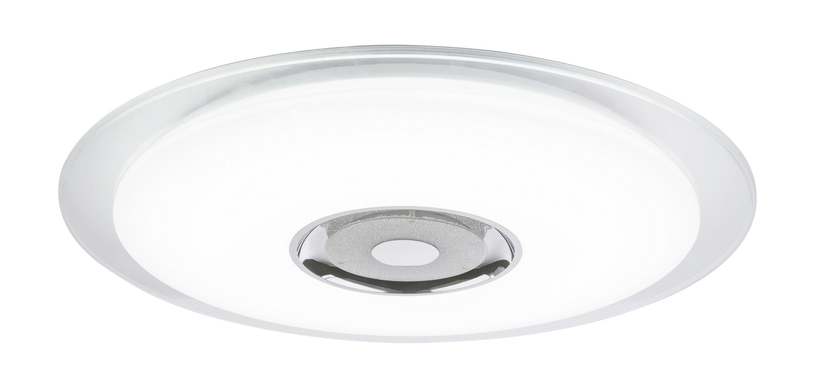 LED-DECKENLEUCHTE 60/6,1 cm   - Klar/Opal, Design, Glas/Kunststoff (60/6,1cm) - Globo