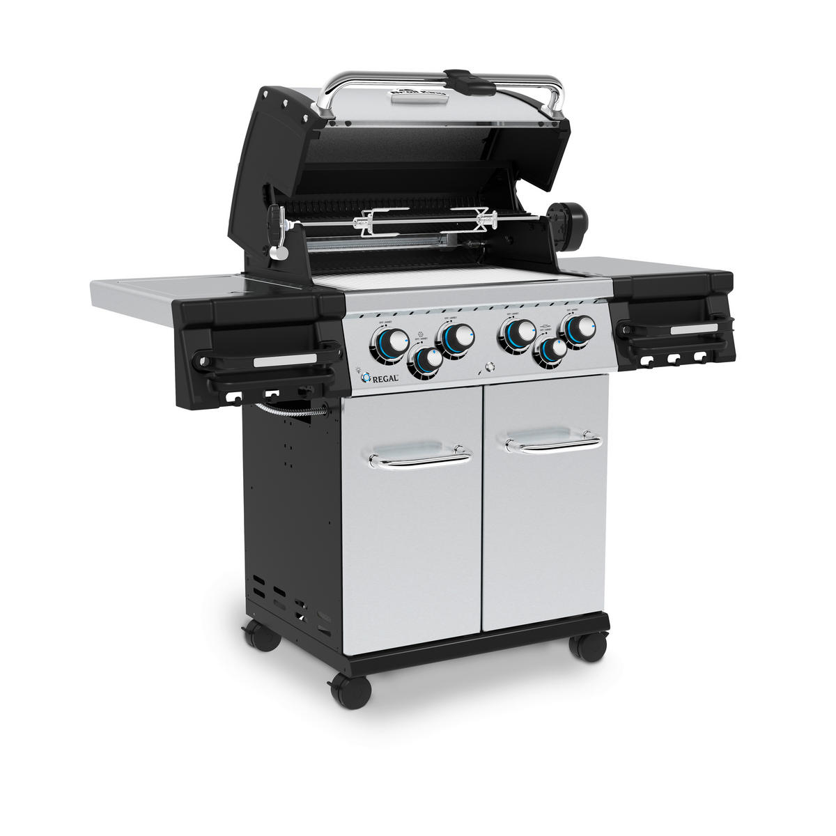 PLINSKI ŽAR  REGAL - barve nerjavečega jekla, Basics, kovina (143/125/63cm) - Broil King
