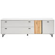 TV-ELEMENT 205/63,5/50 cm  - Anthrazit/Eschefarben, KONVENTIONELL, Holz/Holzwerkstoff (205/63,5/50cm) - Hom`in