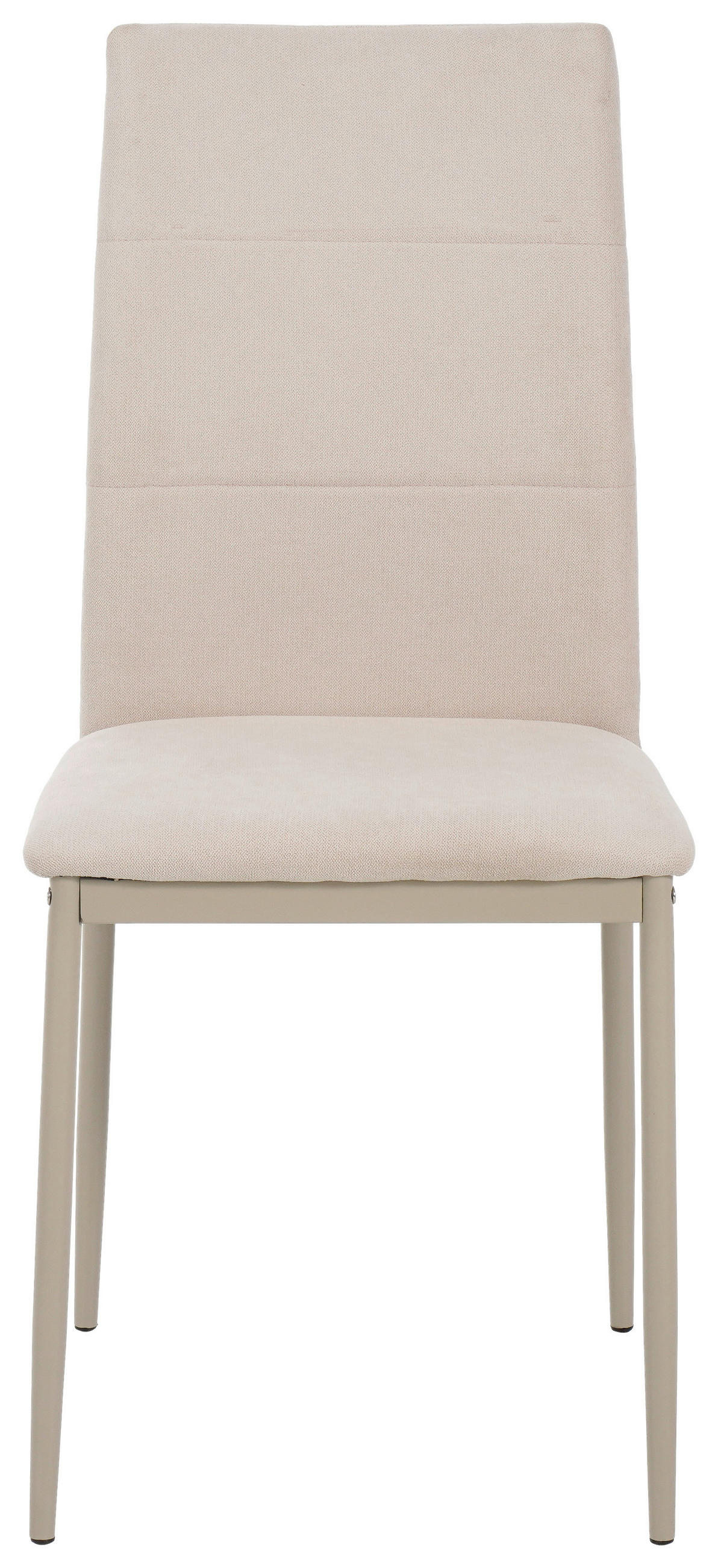 VIERFUßSTUHL - Champagner/Beige, KONVENTIONELL, Textil/Metall (43/93/54cm) - MID.YOU