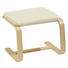 HOCKER in Holz, Textil Creme - Birkefarben/Creme, Design, Holz/Textil (51/36/45cm) - Carryhome HOCKER in Holz, Textil Creme - Birkefarben/Creme, Design, Holz/Textil (51/36/45cm) - Carryhome