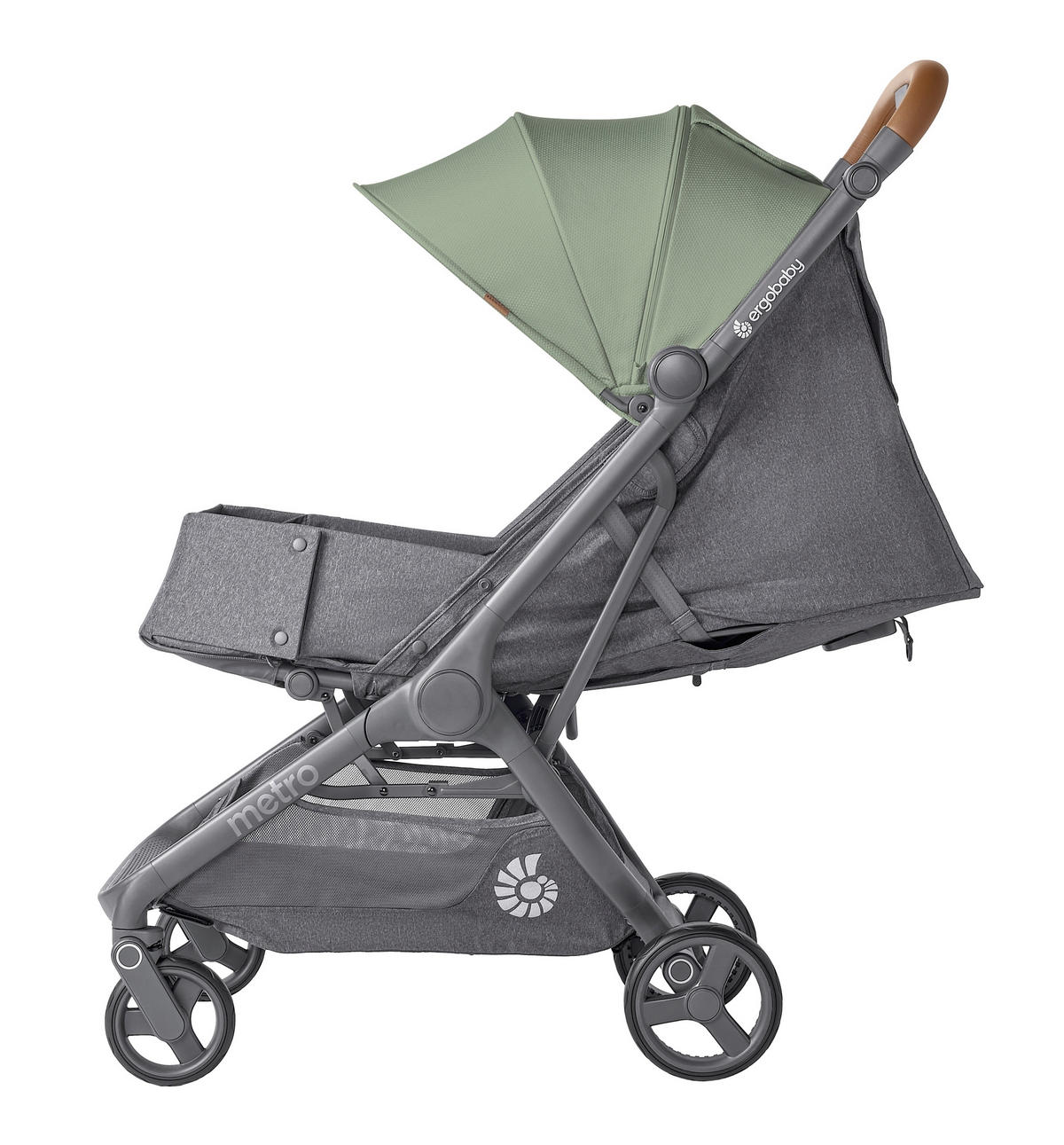 KIŠOBRAN KOLICA  METRO 3 DELUXE  - svetlozelena, Osnovno, metal/tekstil (23/44/56cm) - Ergo Baby