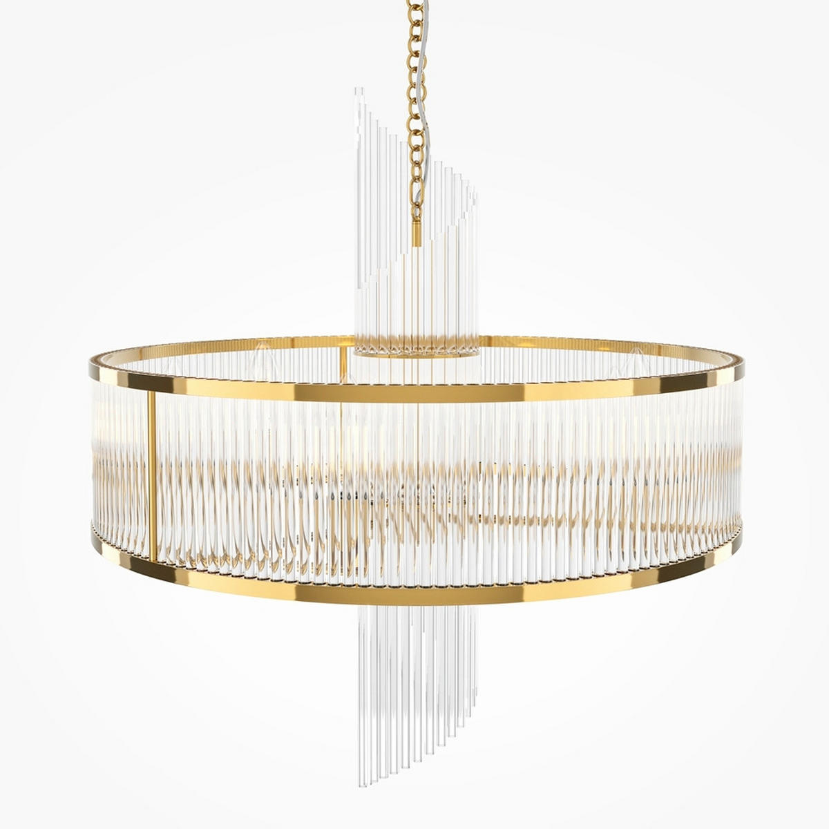 PENDELLEUCHTE 58/62 cm    - Goldfarben, Modern, Metall (58/62cm) - MAYTONI