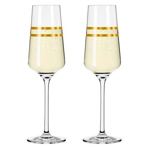 CHAMPAGNERGLAS 2-teilig   - Goldfarben, Glas (0,23cm) - Ritzenhoff