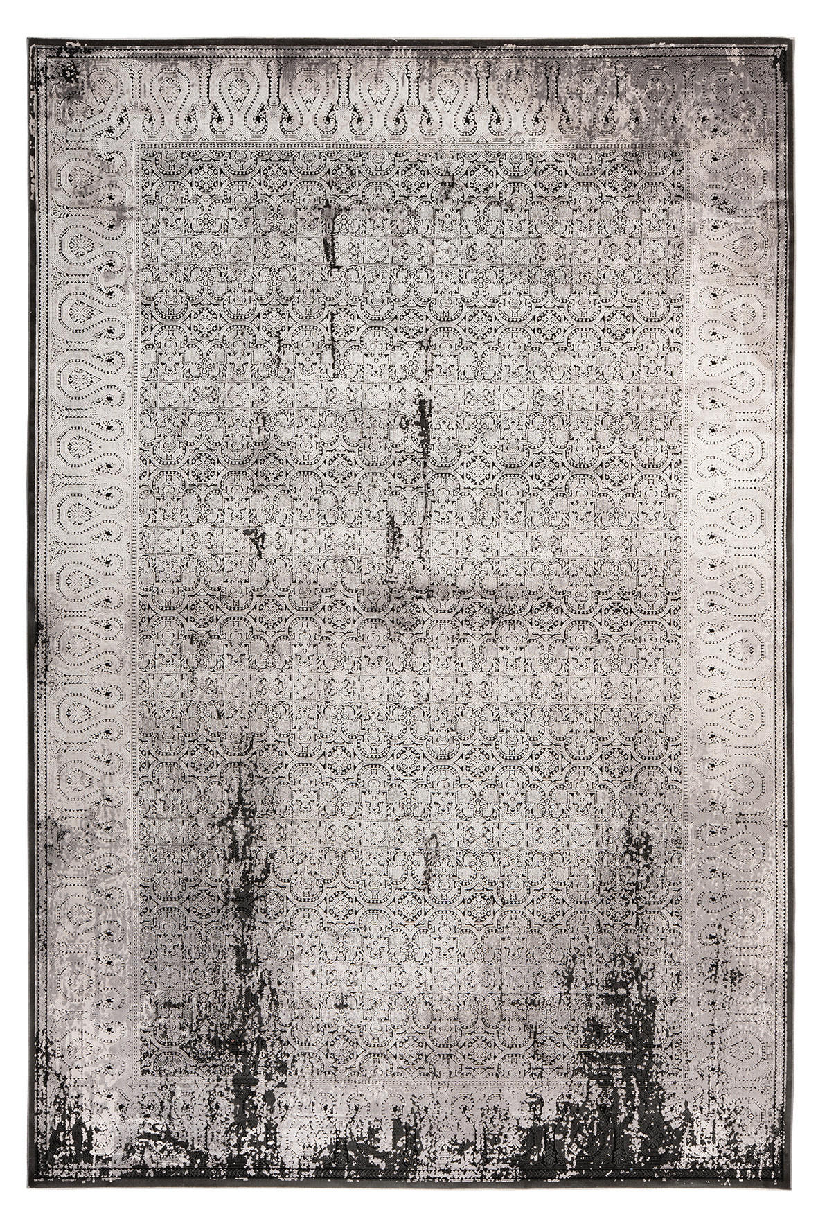 WEBTEPPICH 80/150 cm My Eden of Obsession Grau, Schwarz  - Schwarz/Grau, Design, Textil (80/150cm) - Obsession