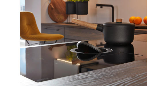 EINBAUKÜCHE - Nussbaumfarben/Weiß, Design, Holzwerkstoff/Kunststoff - Dieter Knoll