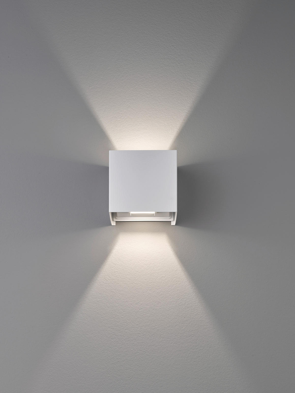 LED-WANDLEUCHTE - Weiss, Design, Metall (10/10cm) - Fischer & Honsel