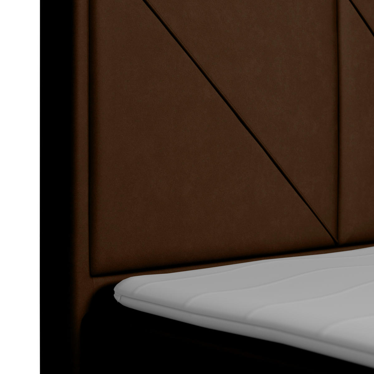 BOXSPRINGBETT 140/200 cm  in Braun  - Braun, Modern, Holz/Kunststoff (140/200cm) - MID.YOU