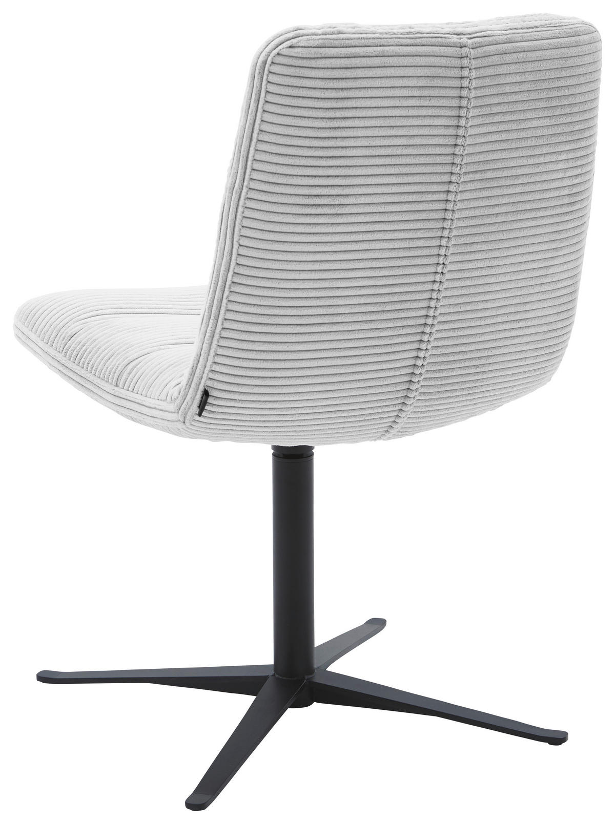 STUHL - Grauweiß/Schwarz, Design, Textil/Metall (61/88/66cm) - Dieter Knoll