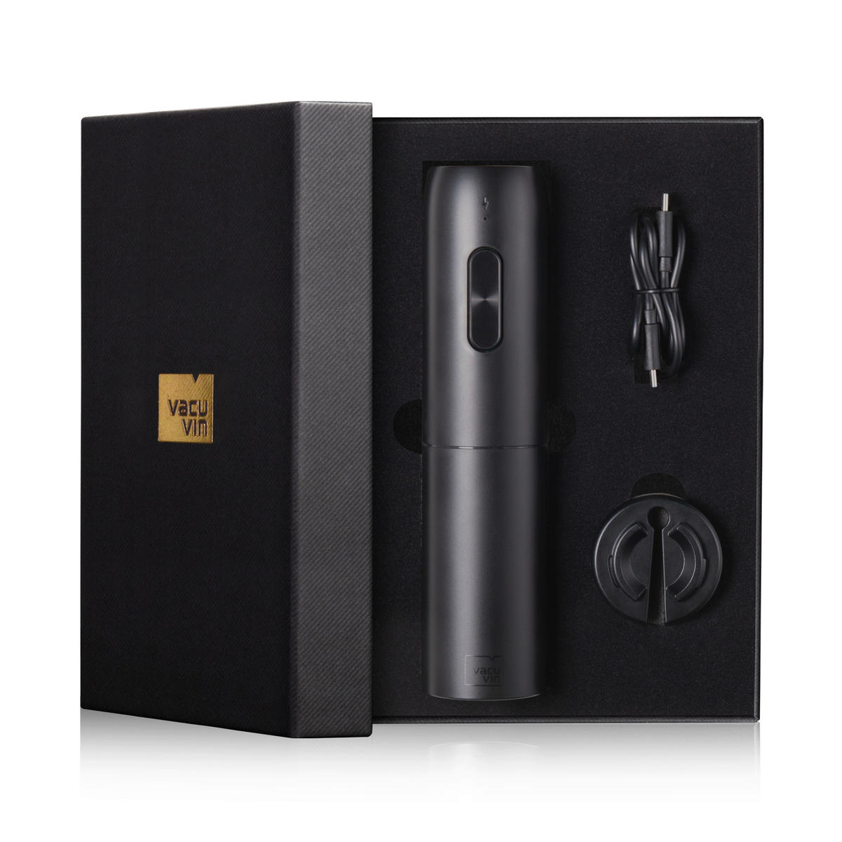 KORKENZIEHER - Schwarz, Basics, Metall (14.8/5.8/23.3cm) - Vacu Vin