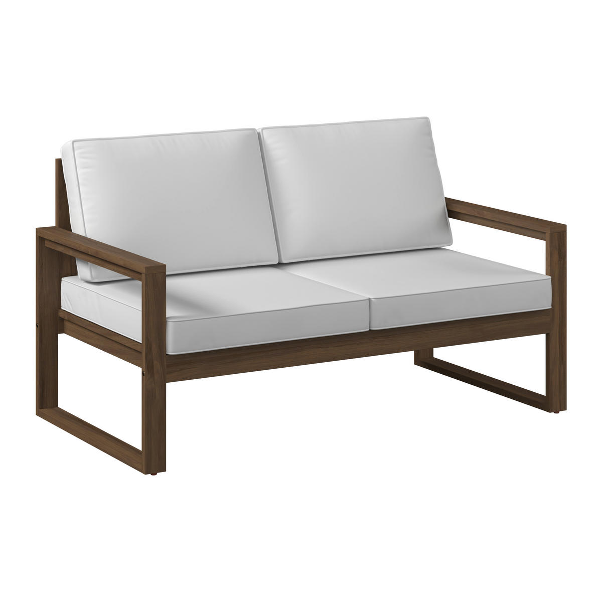 LOUNGEGARNITUR   132/70/72 cm Akazie Hartholz  - Beige/Akaziefarben, MODERN, Holz (132/70/72cm) - Ambia Garden