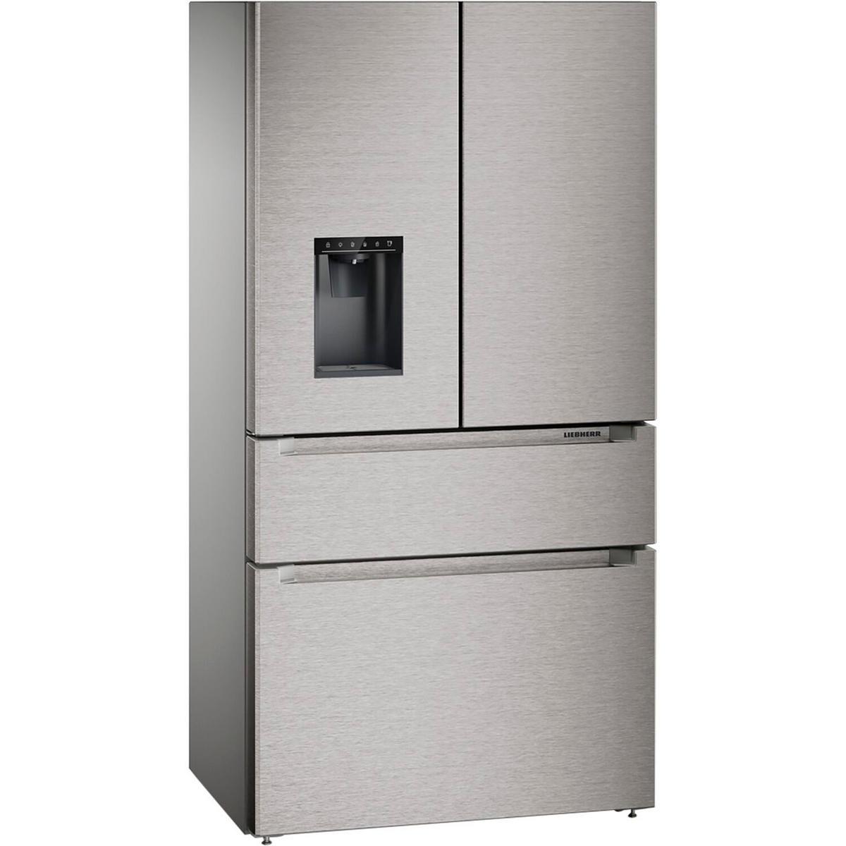 FRENCH-DOOR MBSDDI9528  - Silberfarben, Basics, Glas/Metall (90,6/180,5/74,5cm) - Liebherr