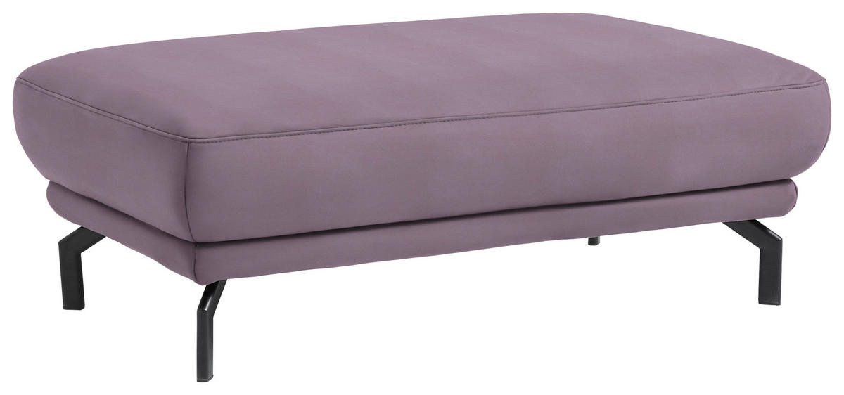 HOCKER Textil Lila, Flieder  - Lila/Flieder, Design, Textil/Metall (127/46/72cm) - Dieter Knoll