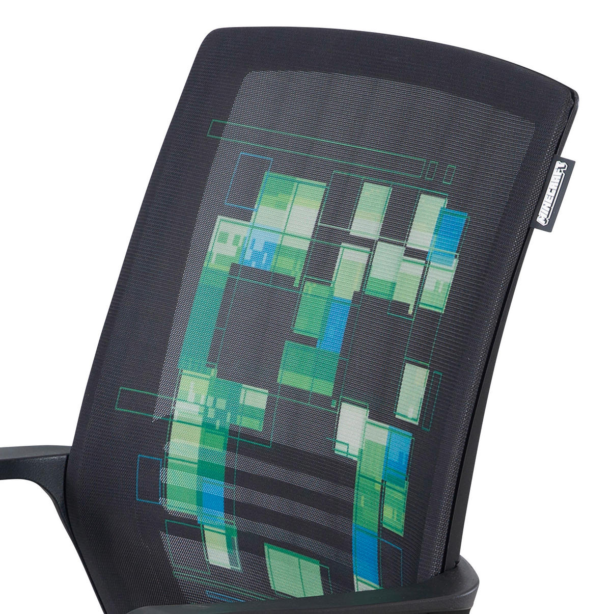 DREHSTUHL Netzbespannung Schwarz  - Schwarz, MODERN, Kunststoff/Textil (63/92/111,5/60cm) - Minecraft