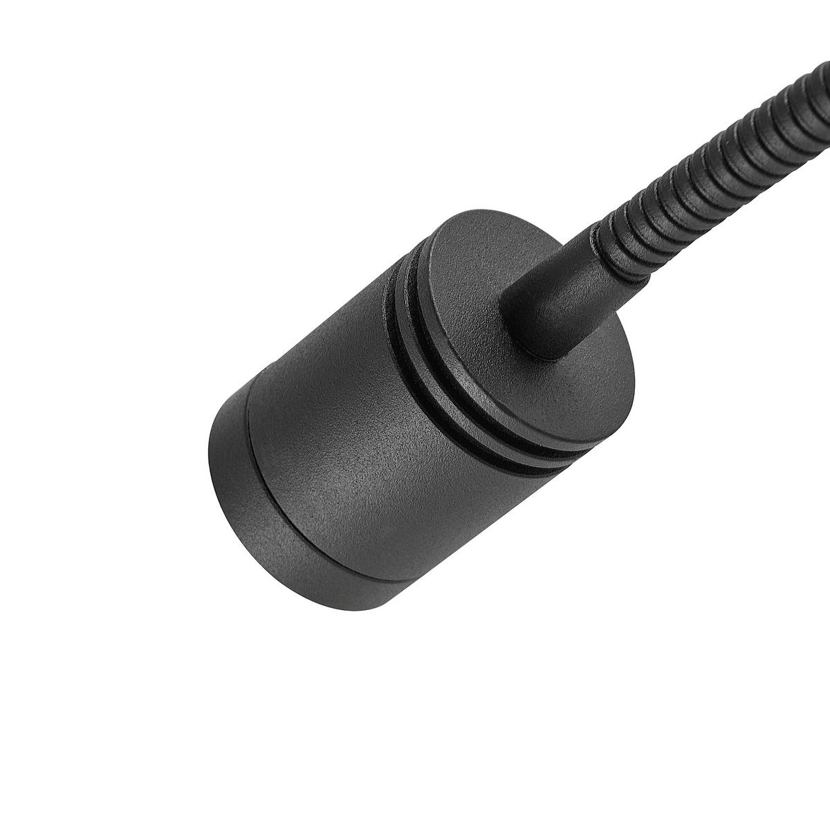 LED-WANDLEUCHTE - Schwarz, Konventionell, Kunststoff/Metall (11/11/35cm) - Novel