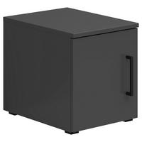 AUFSATZSCHRANK 30/35/40 cm   - Schwarz/Graphitfarben, Modern, Holzwerkstoff/Kunststoff (30/35/40cm) - Carryhome