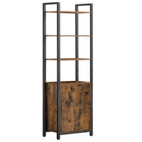 REGAL Braun, Schwarz  - Schwarz/Braun, MODERN, Holzwerkstoff/Metall (40/159,5/24cm) - MID.YOU