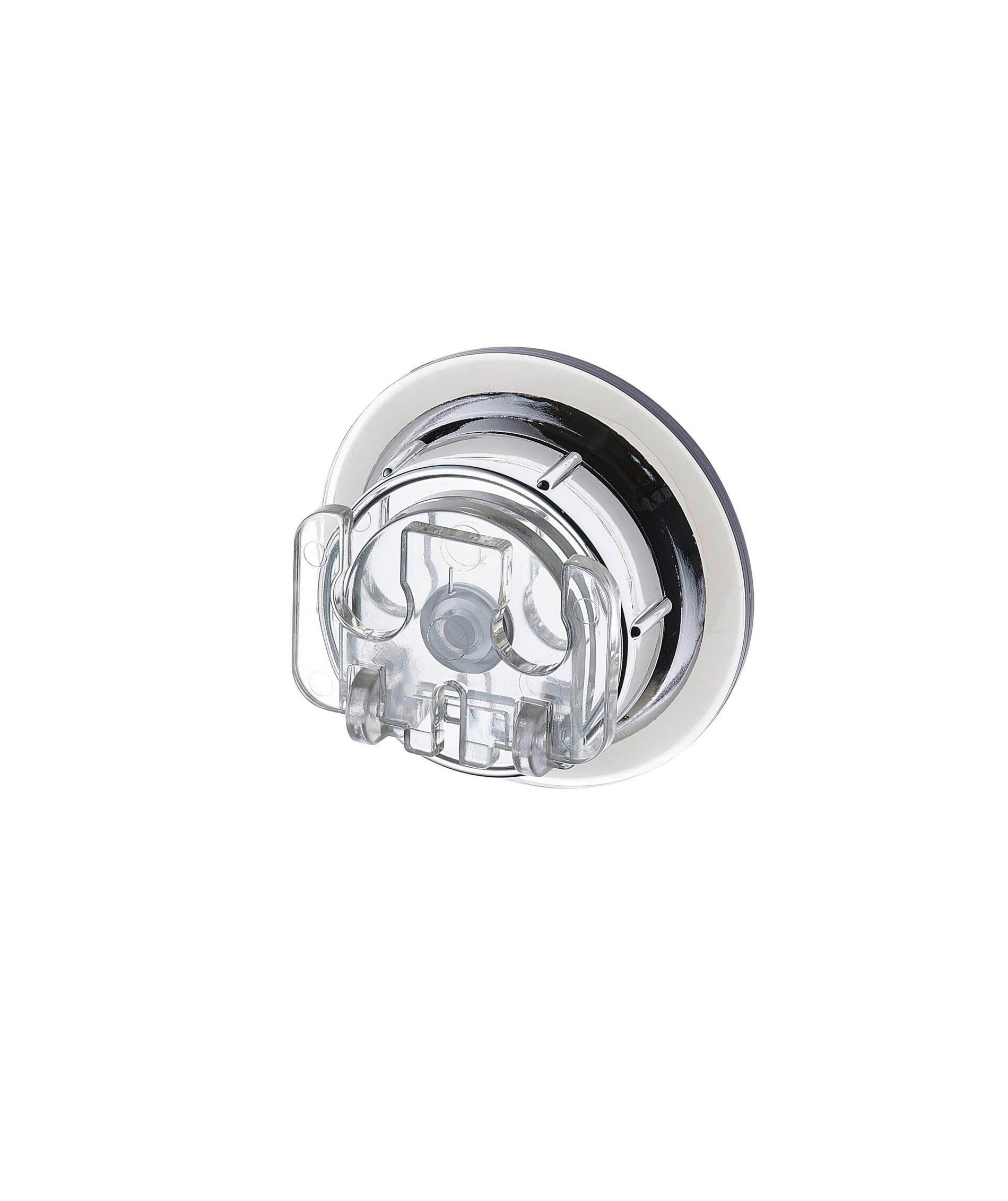 ZAHNBÜRSTENHALTER Kunststoff  - Chromfarben, Basics, Kunststoff (5,5/5,5/4,8cm) - Sadena