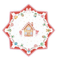 TÁNYÉR  - piros/fehér, Basics, kerámia (32cm)